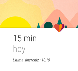 Google Fit, activity of the day