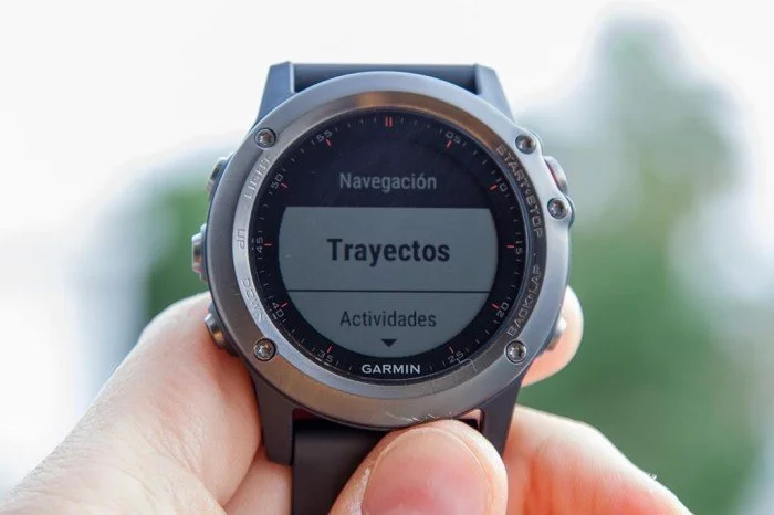 Garmin Fenix 3 - Menú navegación