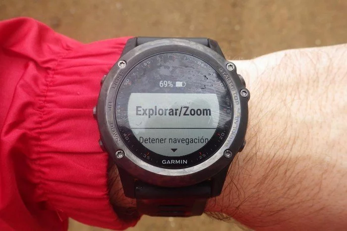 Garmin Fenix 3 - Zoom mapa