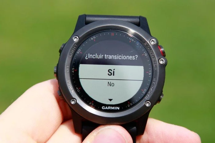 Fenix 3 - Configurar transiciones