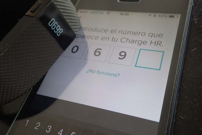 Fitbit Charge - Sincronización teléfono