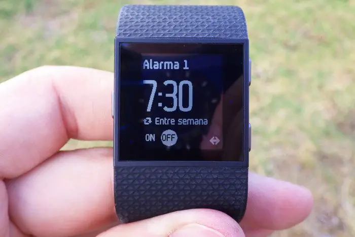 Fitbit Surge - Alarm settings