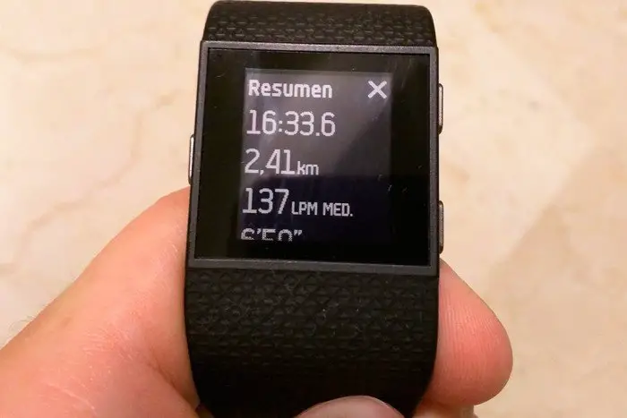 Fitbit Surge - Summary of activity