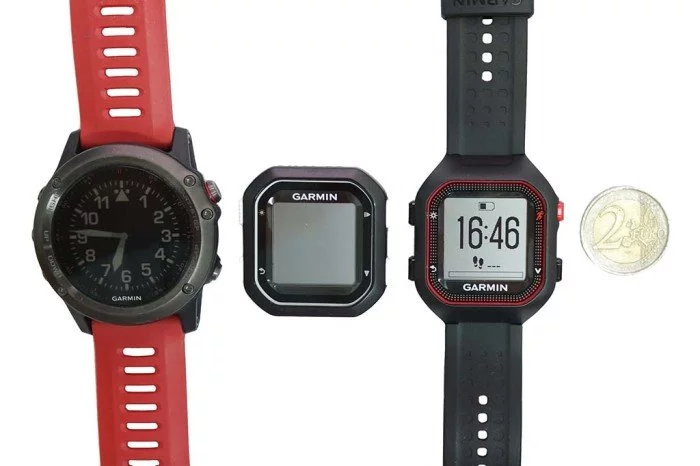 Garmin Edge 25 - comparativa tamaños