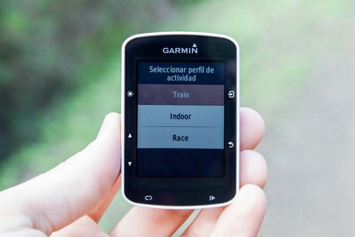 Garmin Edge 520 - Profile Selection 