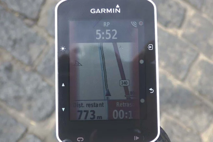 Garmin Edge 520 - Location in Strava segment