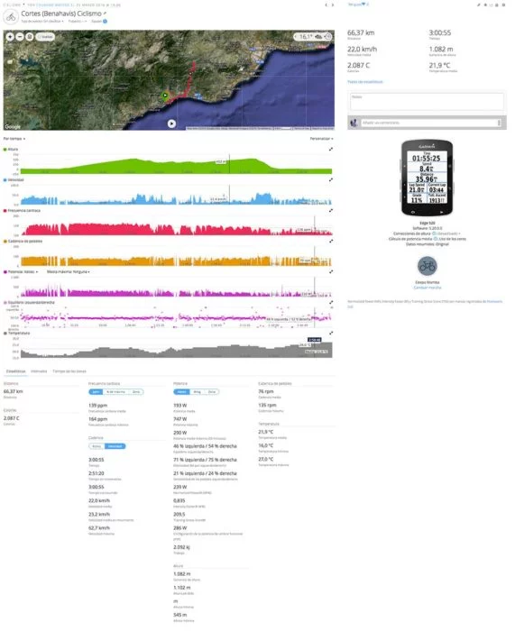 Garmin Connect - Ciclismo