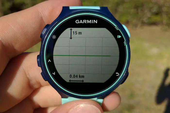 Garmin 735XT - Altimetría segmento