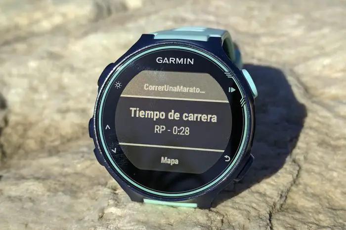 Garmin 735XT - Tiempo segmento