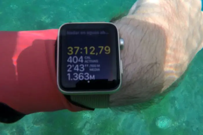 Apple Watch S2 - Natación en aguas abiertas
