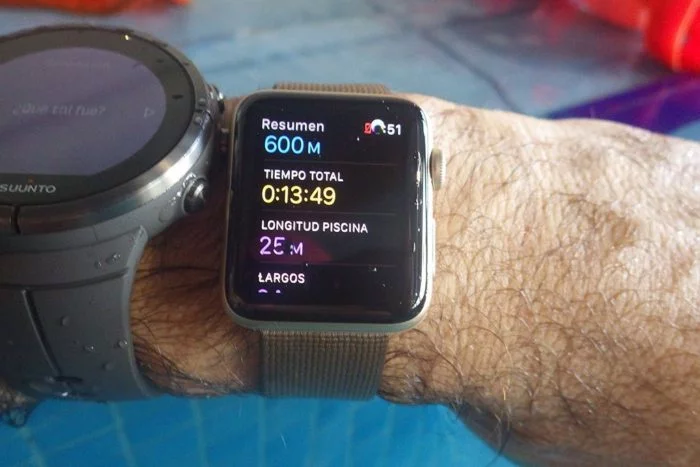 Apple Watch S2 - Natación en piscina