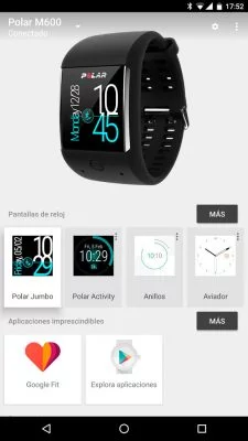 Polar M600 - Aplicación Android Wear