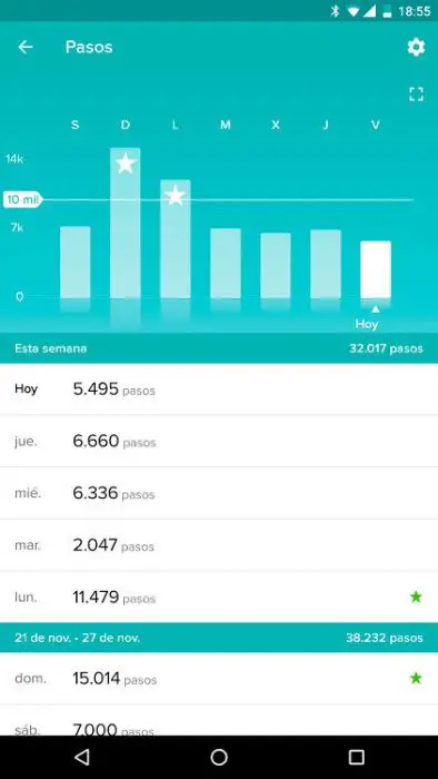 Fitbit Charge 2 - Actividad