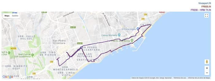 Garmin Vivosport - GPS Analysis