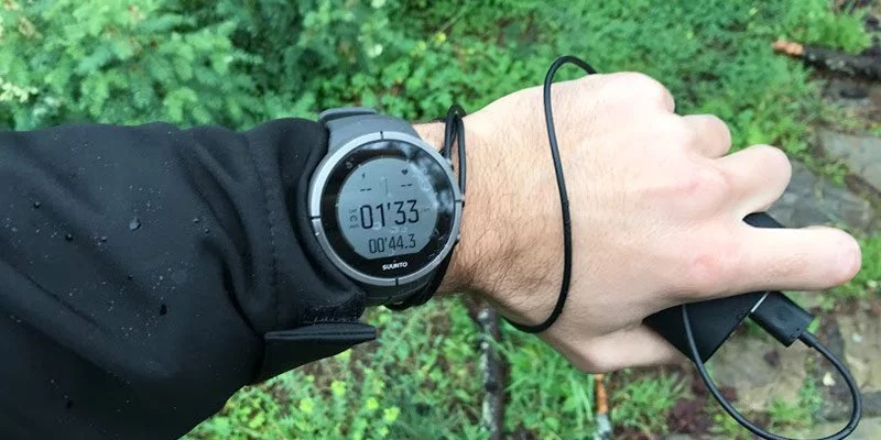 Charge GPS watch while running