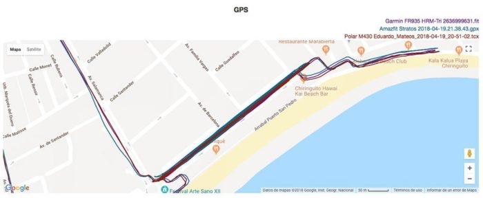 Amazfit Stratos - GPS Track