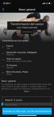 Garmin Connect - Guided Training Sessions