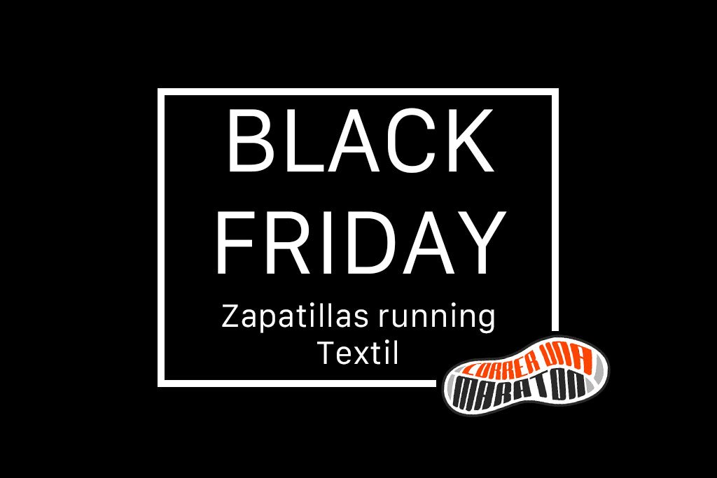 Black Friday running shoes and textile
