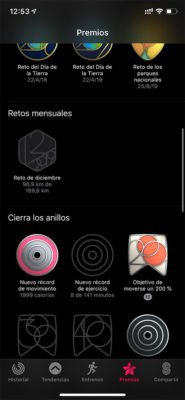 Apple Watch - Actividad