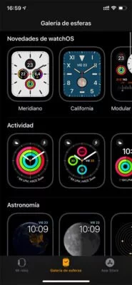 Apple Watch Series 5 - Galería esferas