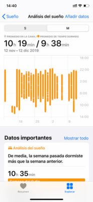 Apple Watch - Sueño