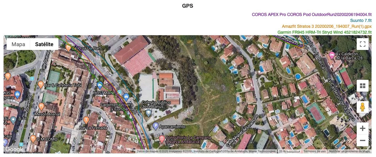 Comparativa GPS Suunto 7 Amazfit Stratos 3