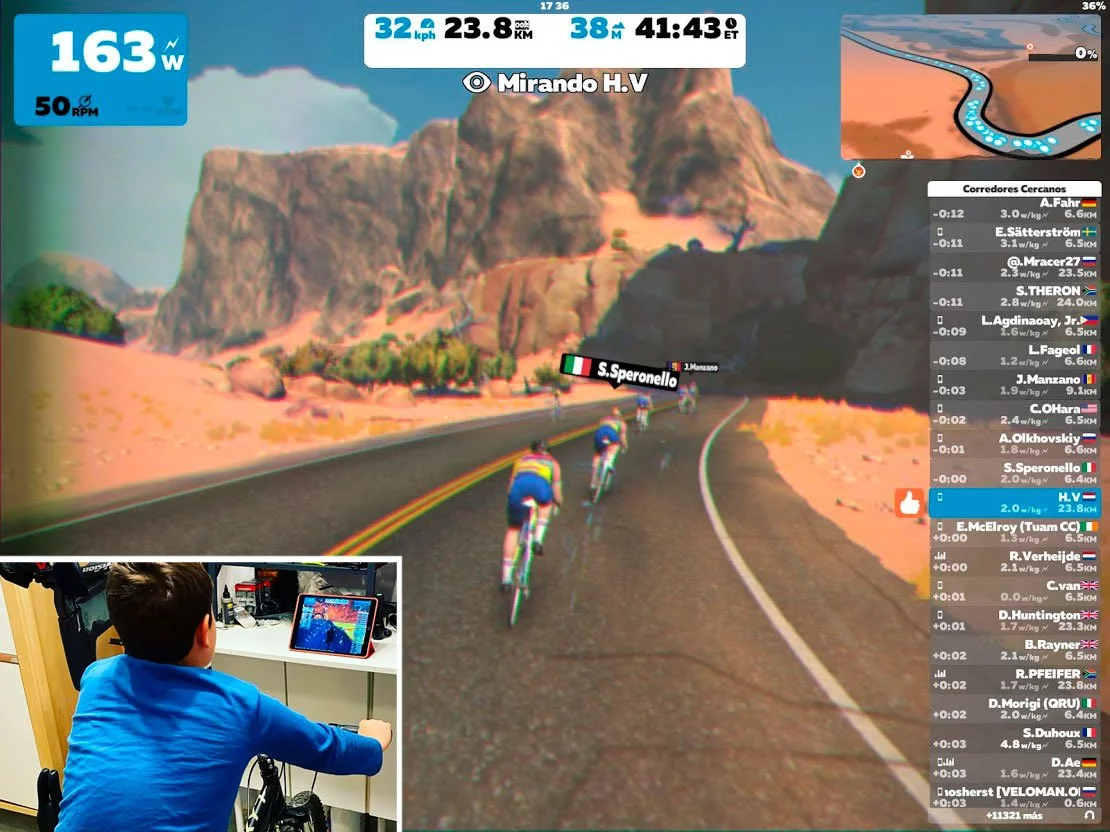 Zwift - Training at home