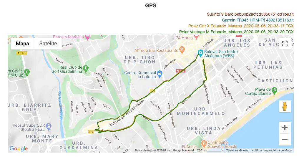 Comparativa GPS Suunto 9 y Polar Grit X