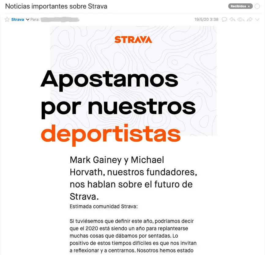 Important news about Strava