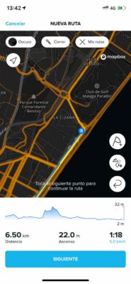 Suunto App - Create route