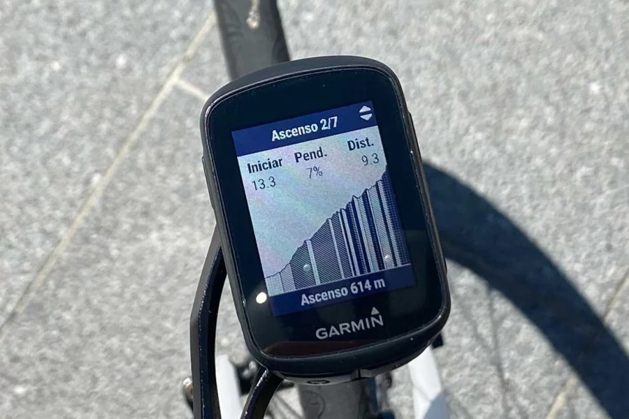 Garmin Edge 130 Plus - ClimbPro climb detail