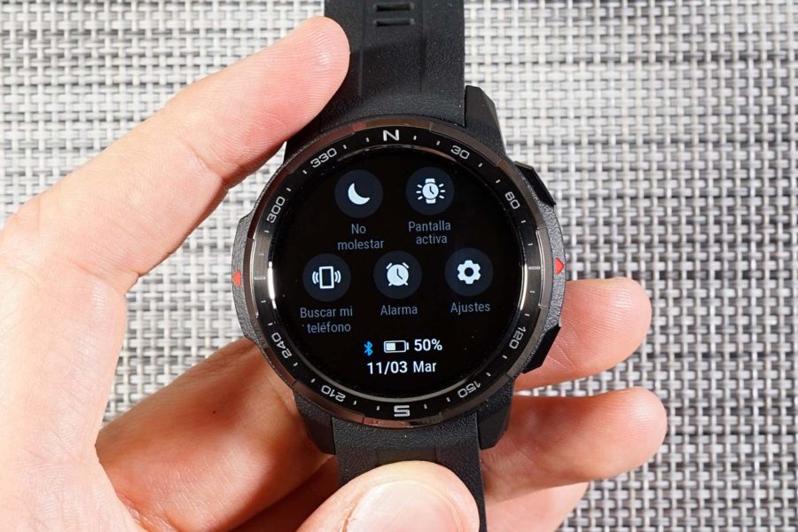 Honor Watch GS Pro - Menú de acceso rápido