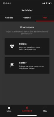 Casio H1000 - Plan de entrenamiento