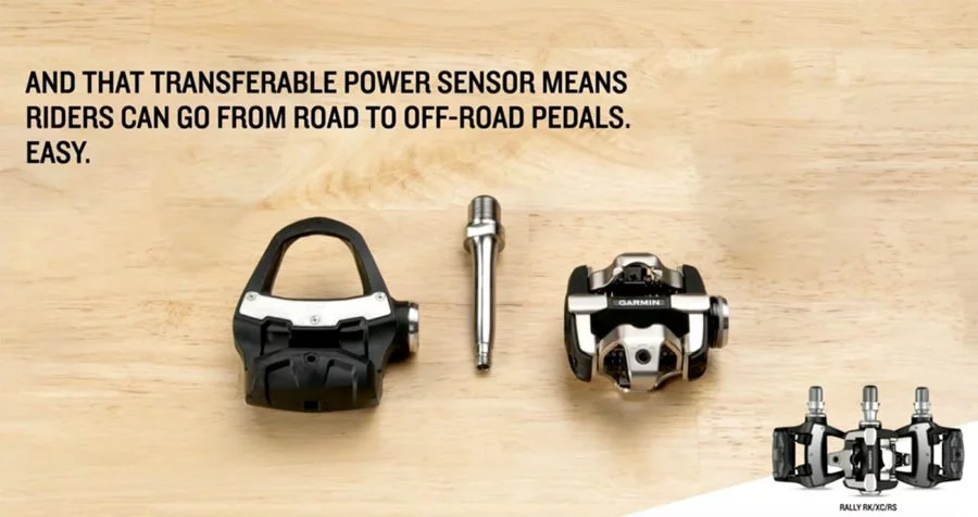 Garmin Rally - Interchangeable pedal body
