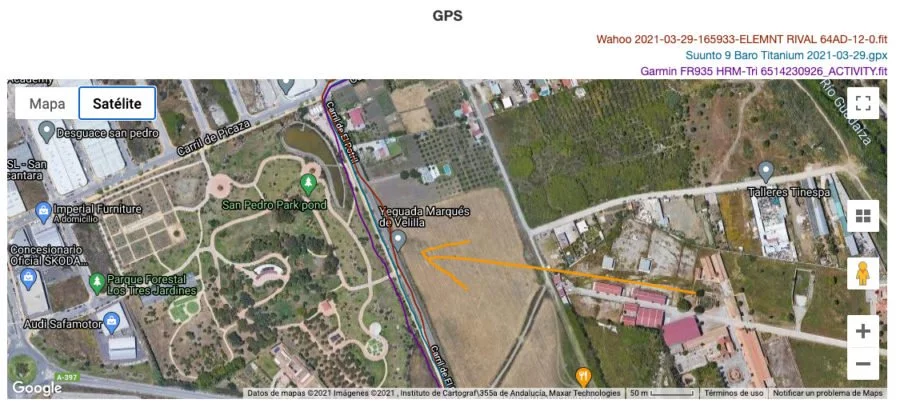 Suunto 9 Baro Titanium - Comparativa GPS