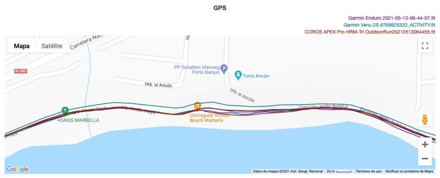 Garmin Enduro - Garmin Venu 2S - comparativa GPS