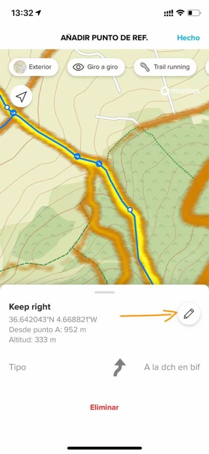 Turn-by-turn navigation with Suunto App