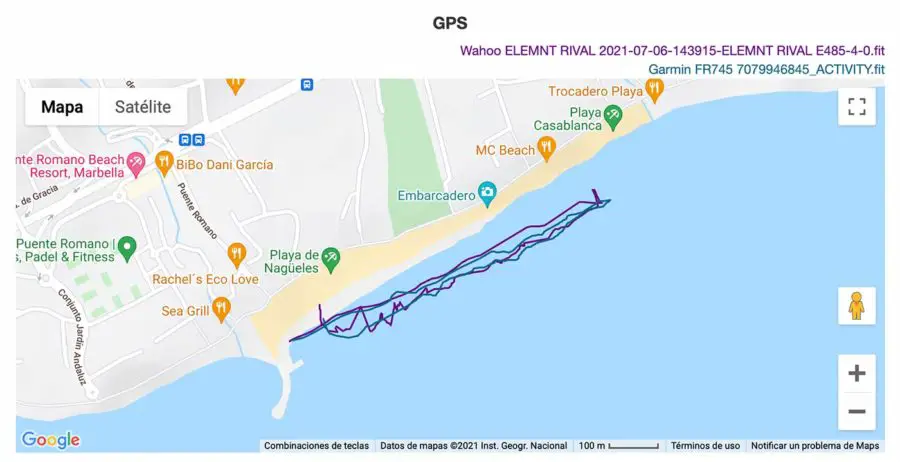 Wahoo ELEMNT RIVAL - Comparativa GPS