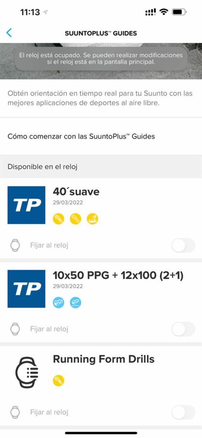 SuuntoPlus Guides - Applications