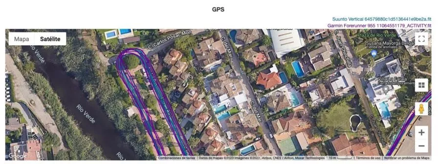 Suunto Vertical - GNSS Comparison