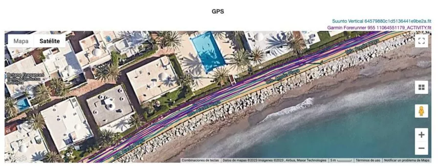 Suunto Vertical - GNSS Comparison