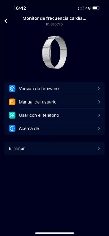 Pulsómetro COROS HRM - Aplicación COROS