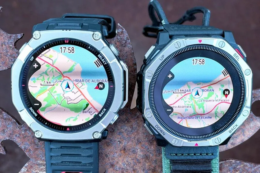 Amazfit T-Rex Dual Solar, análisis y opinión. El primer AMOLED con carga solar 14 Amazfit T-Rex Dual Solar vs T-Rex Ultra 2