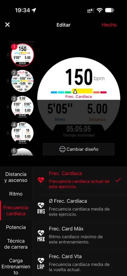 COROS PACE 4 Pro: review, opinión y diferencias con PACE 4 13 COROS PACE 4 Pro configuracion perfil de deportes
