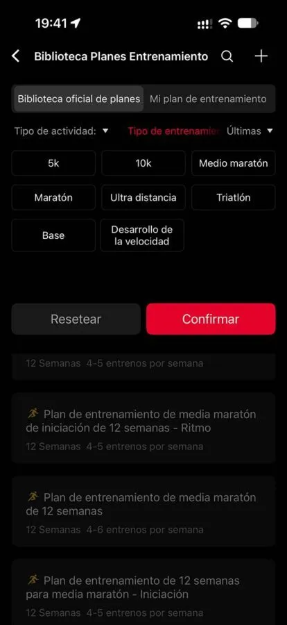 COROS PACE 4 Pro: review, opinión y diferencias con PACE 4 16 COROS PACE 4 Pro planes de entrenamiento