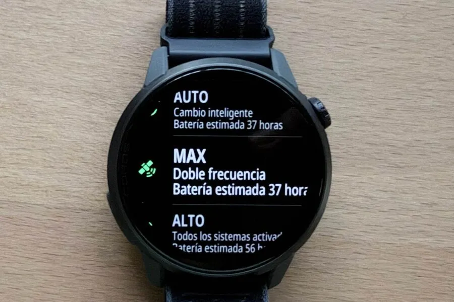 COROS PACE 4 Pro: review, opinión y diferencias con PACE 4 31 COROS PACE 4 Pro modo satélite
