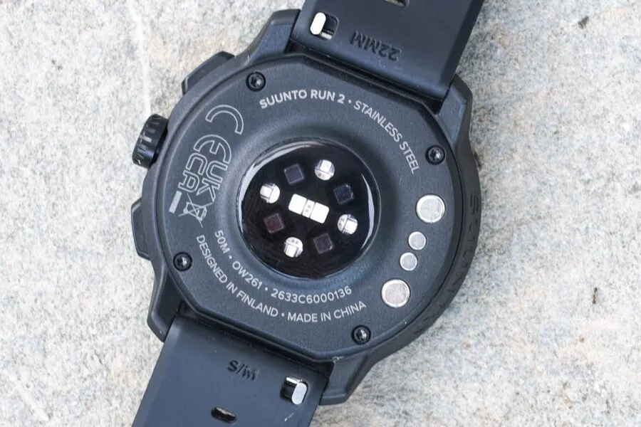 Suunto Run 2, ahora con mapas. Review y opinión 3 Suunto Run 2 sensor de pulso óptico